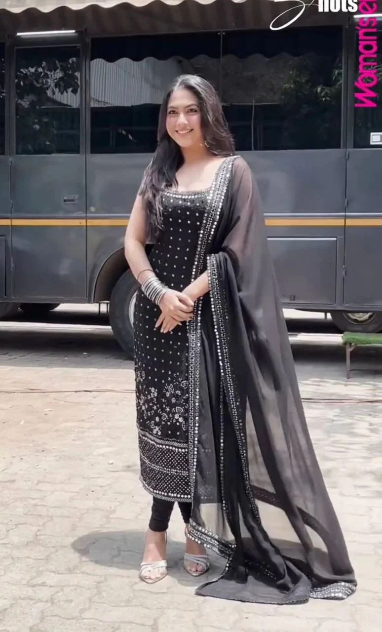 Black Georgette Suit For Women Party Wear  